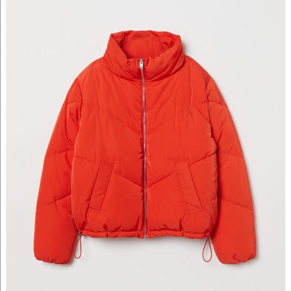 ISO H&M Orange puffer jacket - Picture 2 of 2